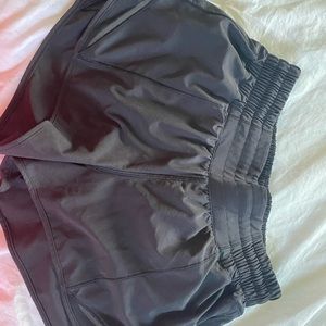 Black high waisted Lululemon shorts